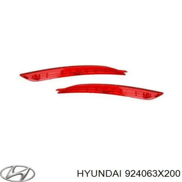 924063X200 Hyundai/Kia катафот (отражатель заднего бампера правый)
