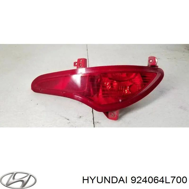 Lanterna de nevoeiro traseira direita para Hyundai SOLARIS (SBR11)