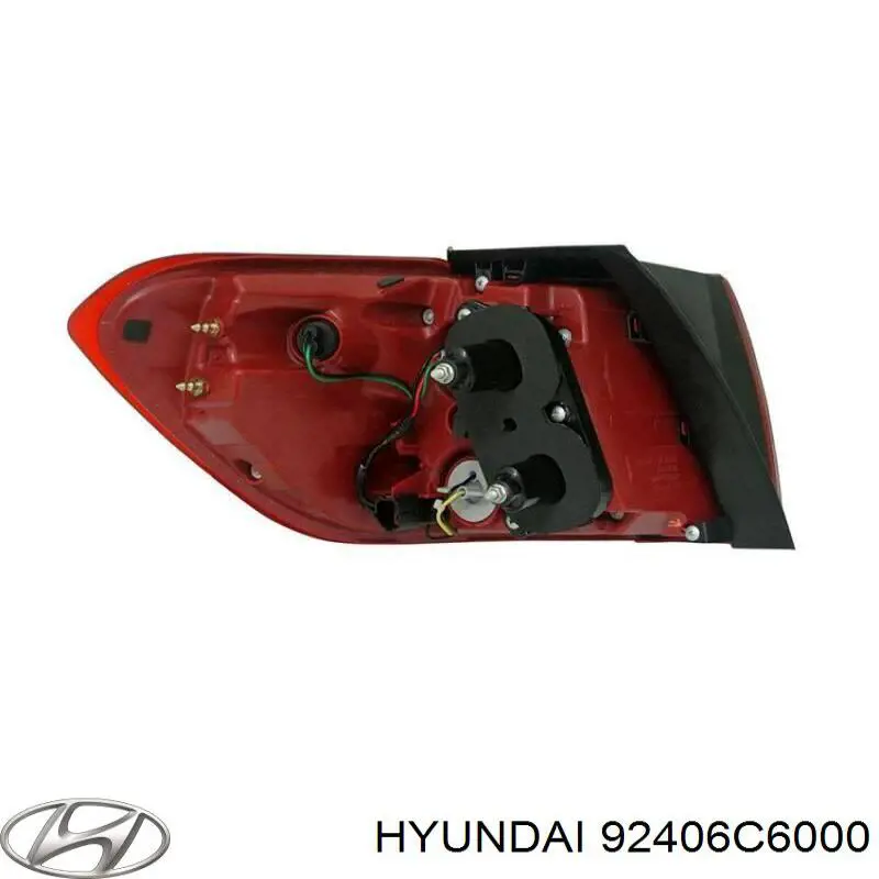 92406C6000 Hyundai/Kia Правый катафот бампера