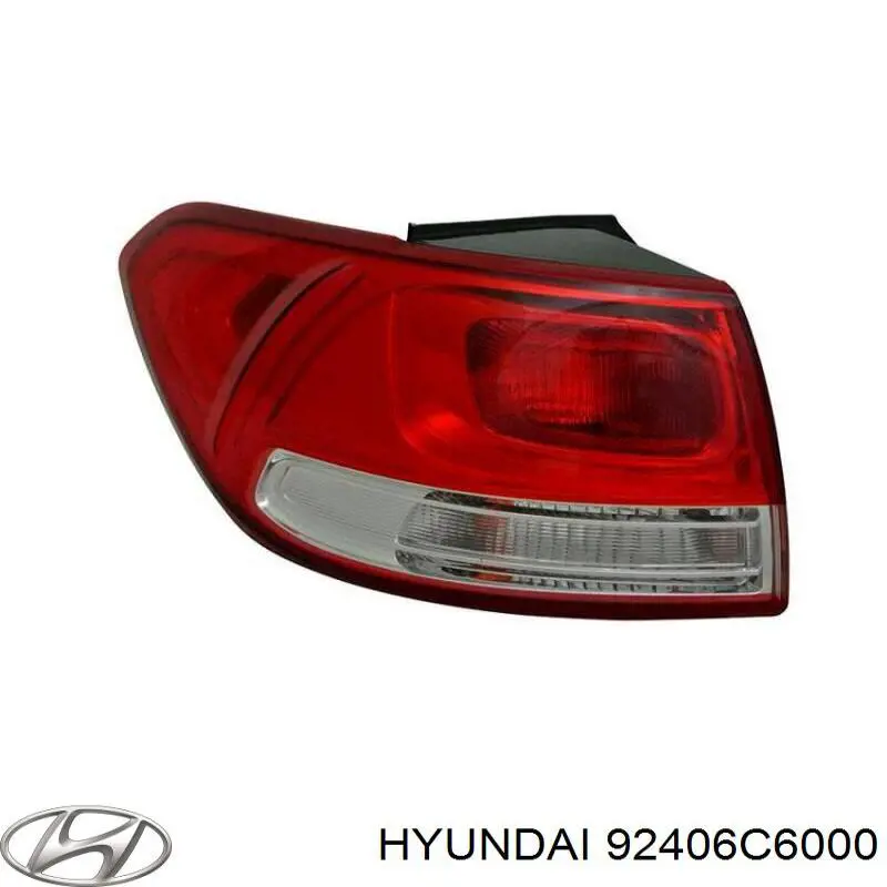 Отражатель бампера заднего правый Hyundai/Kia 92406C6000 цена, от 25.34 USD