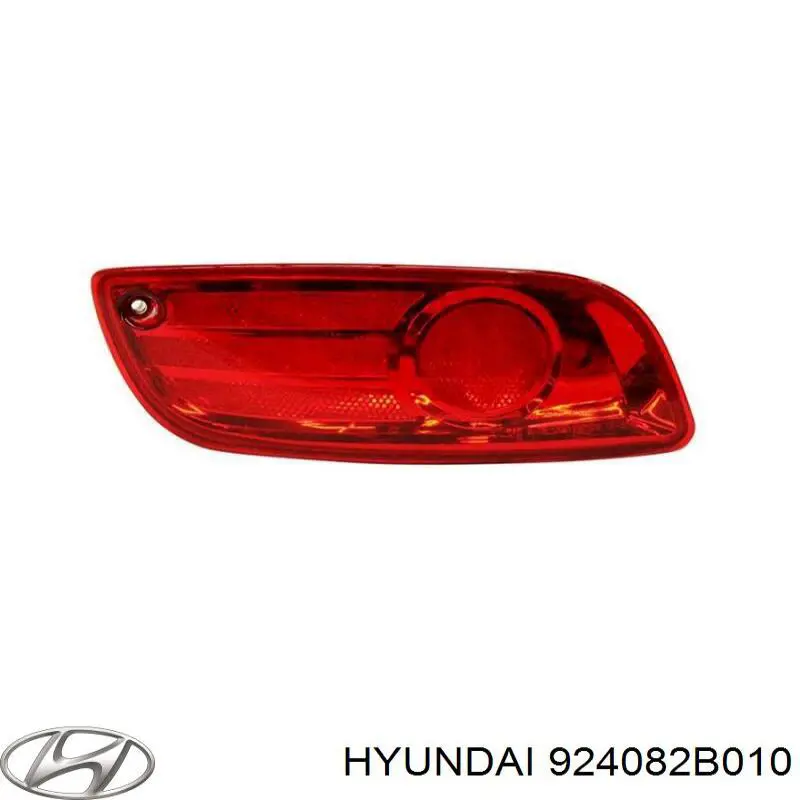 924082B010 Hyundai/Kia катафот (отражатель заднего бампера левый)