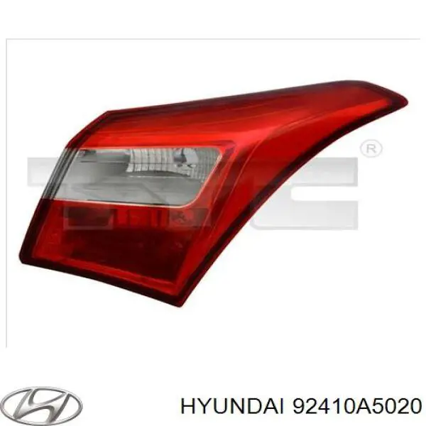 Задняя левая внешняя фара Hyundai/Kia 92410A5020 цена, от 50.85 USD