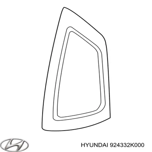 Облицовка фонаря заднего левого Hyundai/Kia 924332K000 цена, от 5.07 USD