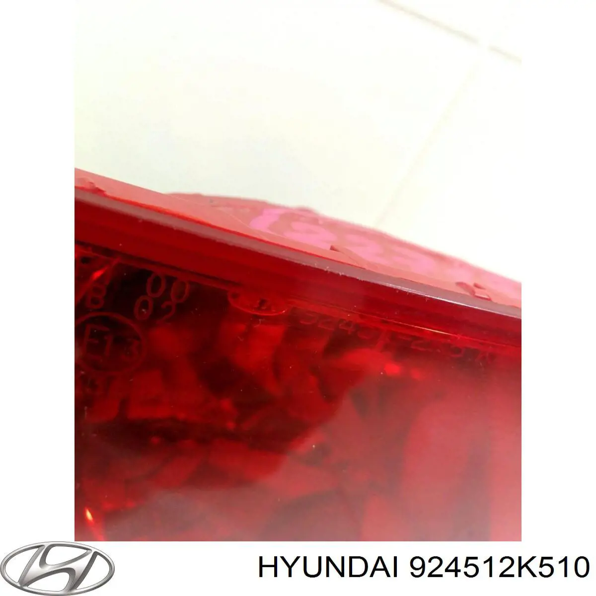 Фонарь противотуманный задний, левый Hyundai/Kia 924512K510