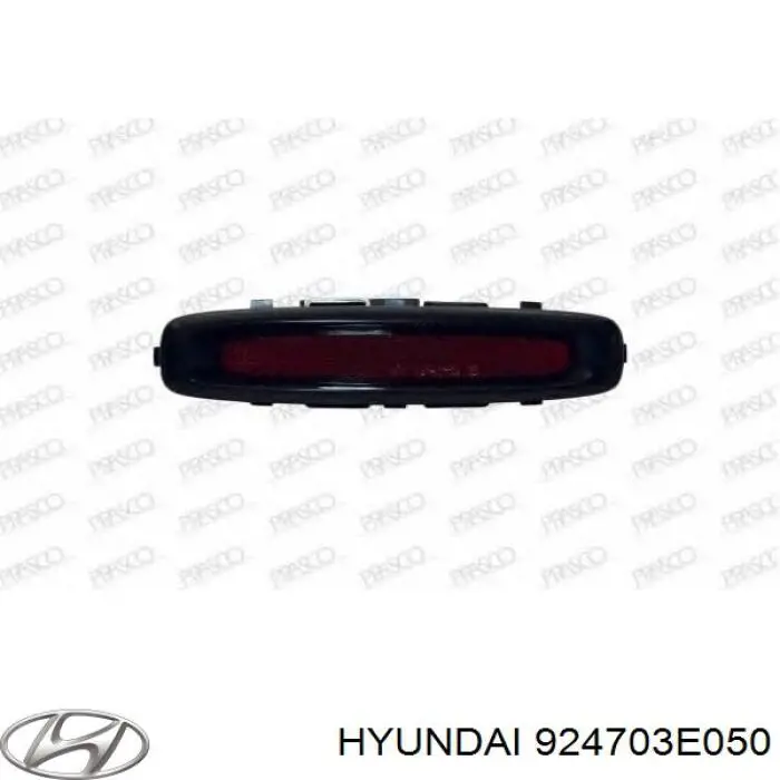 Левый отражатель заднего бампера Hyundai/Kia 924703E050 цена, от 25.29 USD