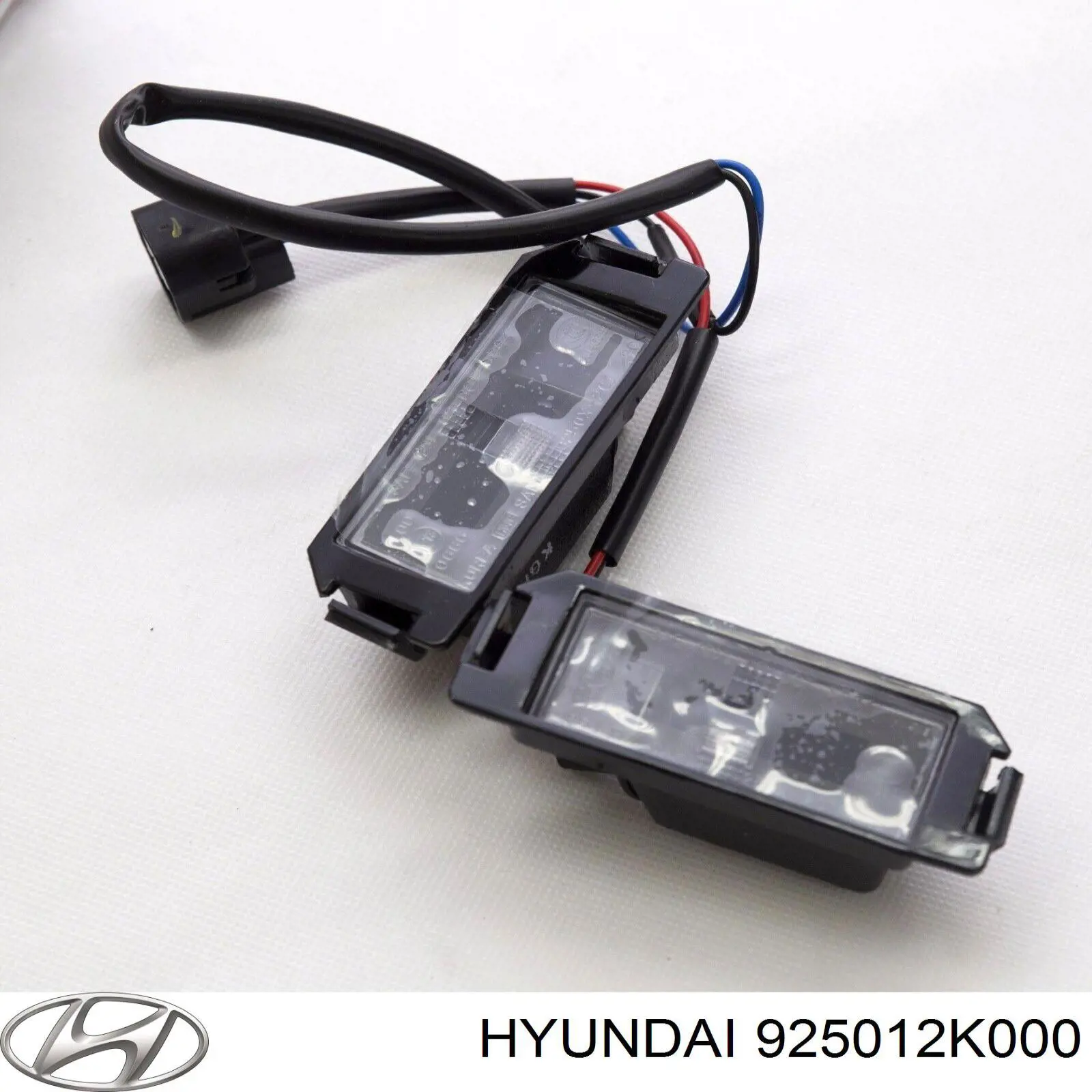 925012K000 Hyundai/Kia lanterna da luz de fundo de matrícula traseira