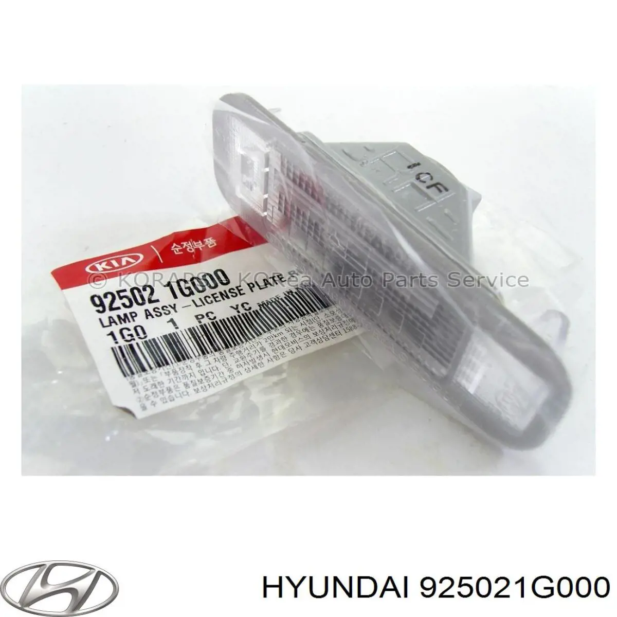 925021G000 Hyundai/Kia lanterna da luz de fundo de matrícula traseira