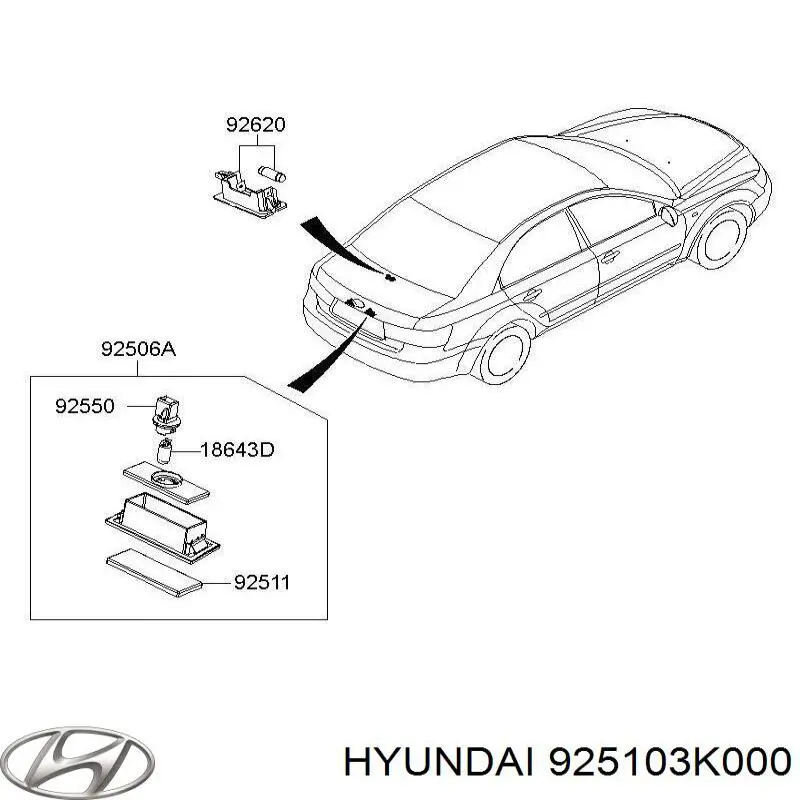  925103K000 Hyundai/Kia