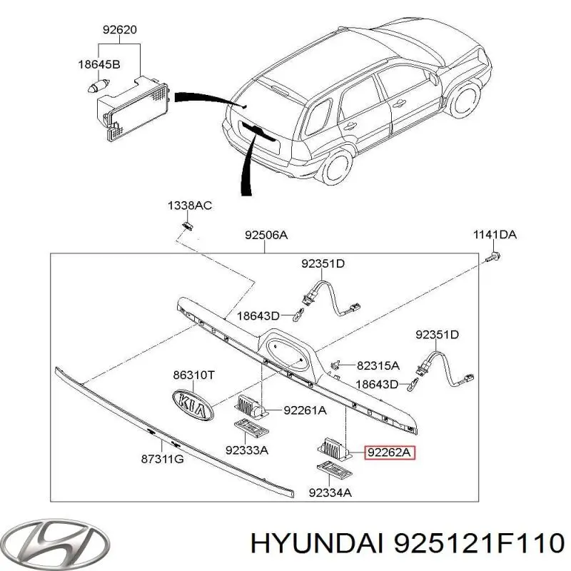 925121F110 Hyundai/Kia 