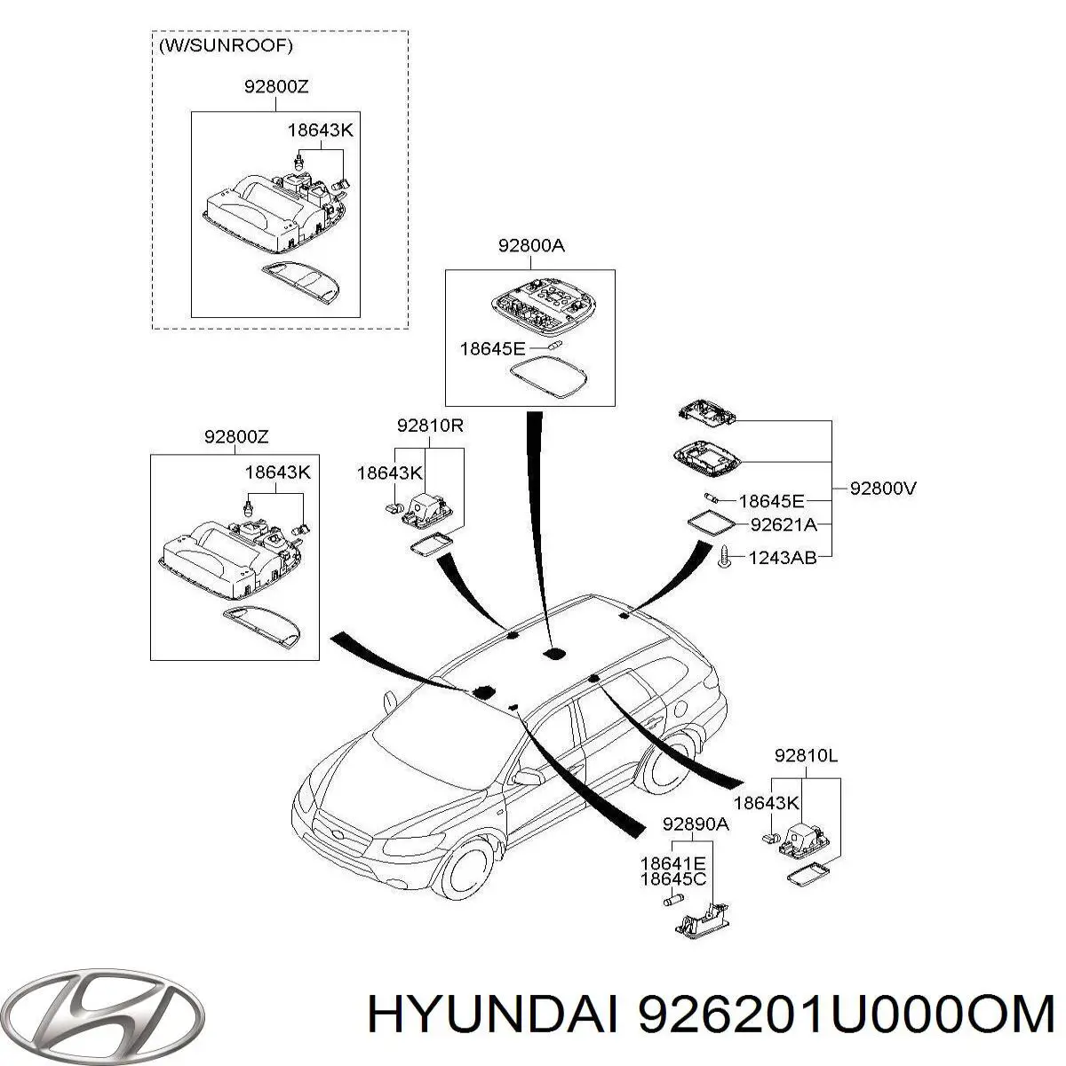  Hyundai/Kia 926201U000OM цена, от 15.93 USD