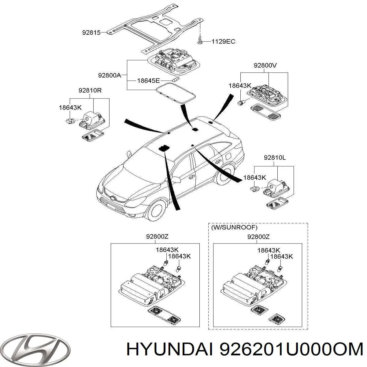 926201U000OM Hyundai/Kia 