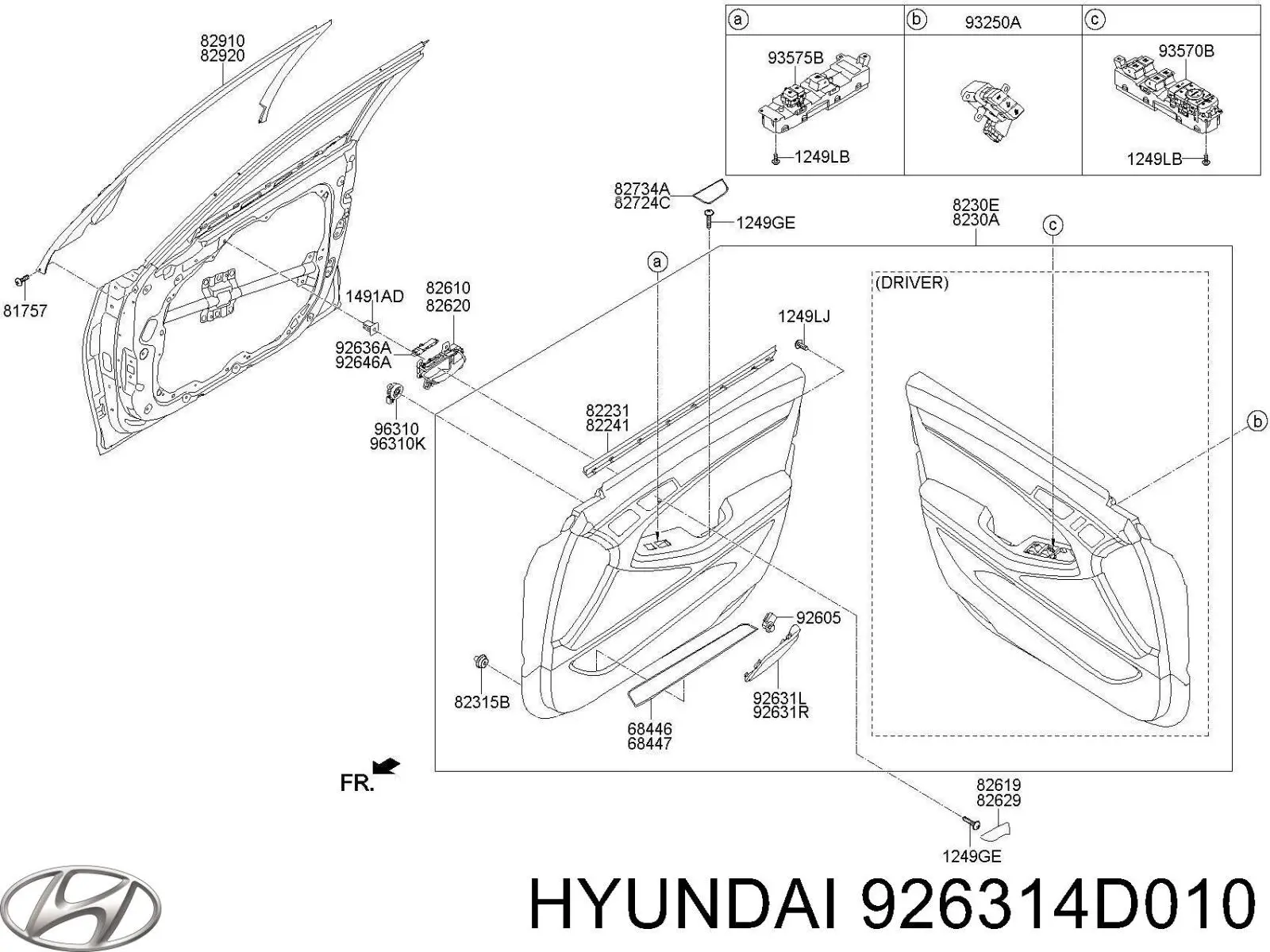  926314D010 Hyundai/Kia