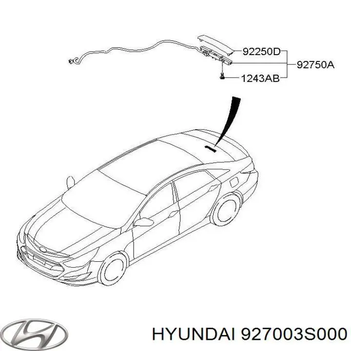 Фонарь сигнала торможения Hyundai/Kia 927003S000 цена, от 57.01 USD