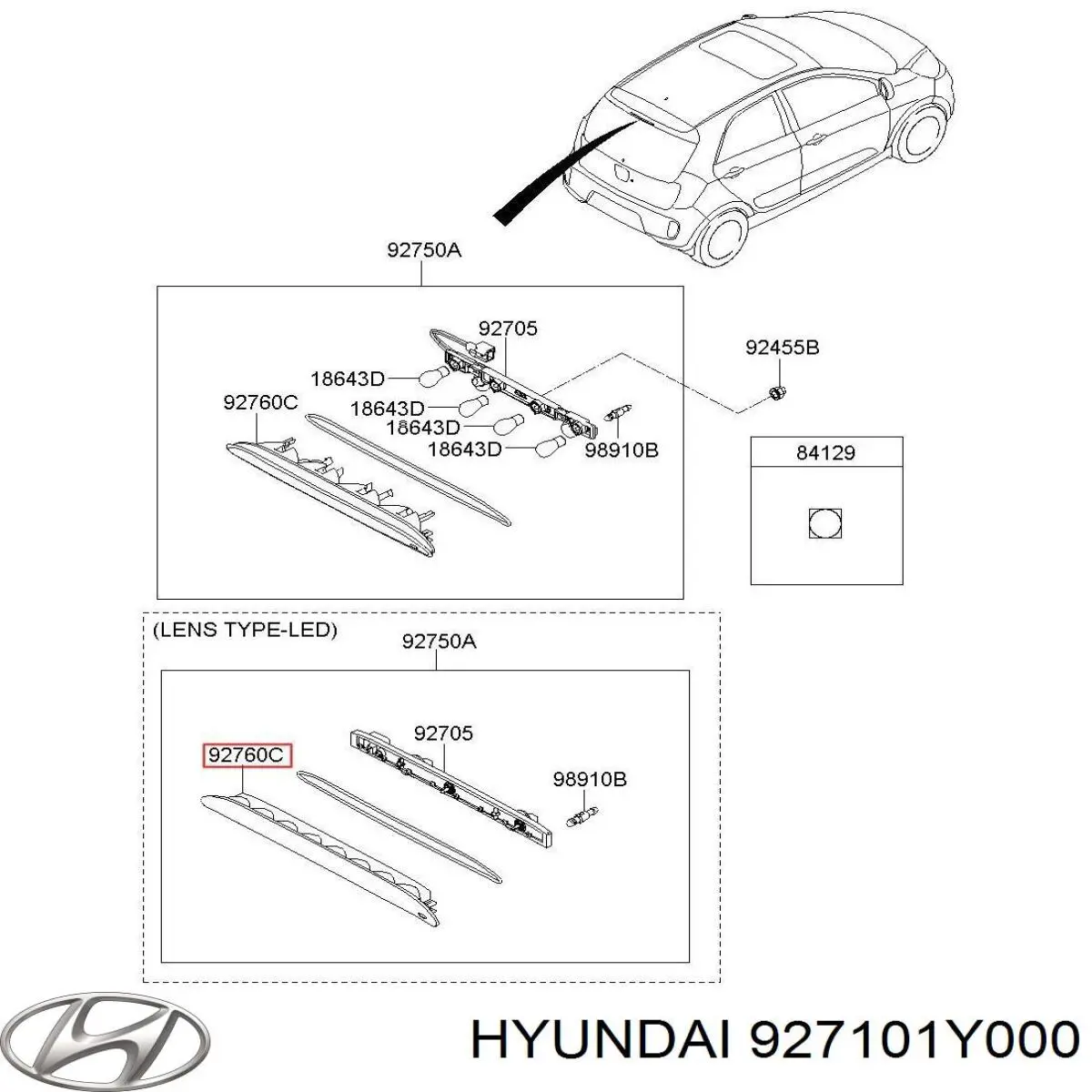 927101Y000 Hyundai/Kia 