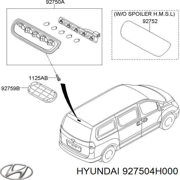 927504H000 Hyundai/Kia 