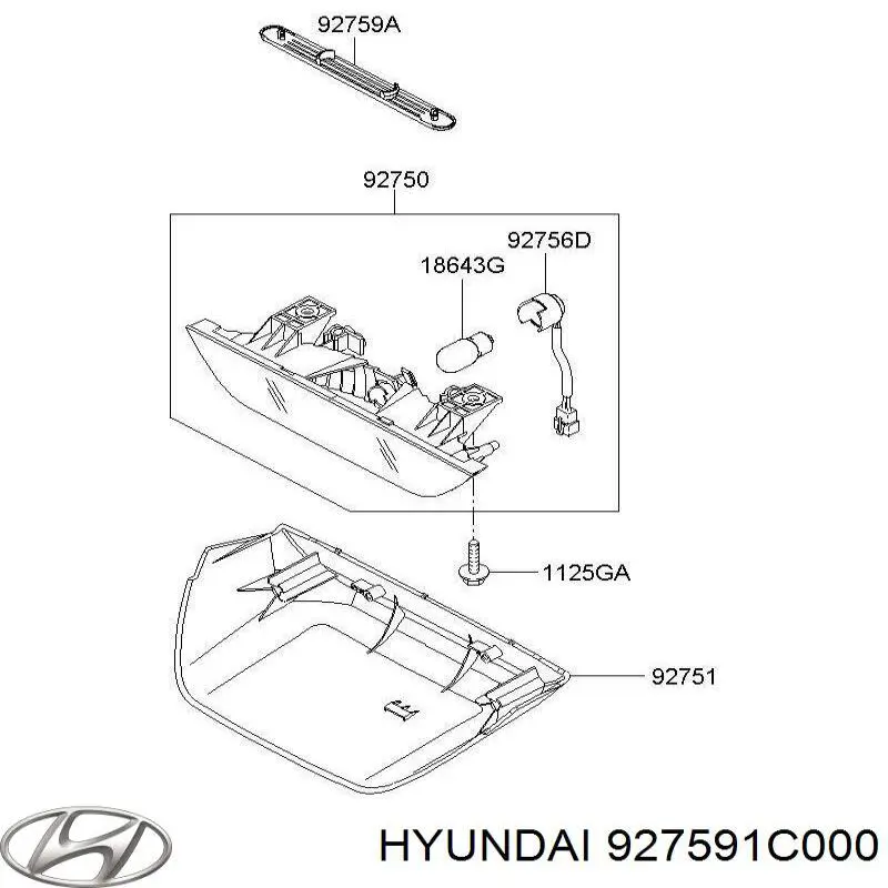  927591C000 Hyundai/Kia