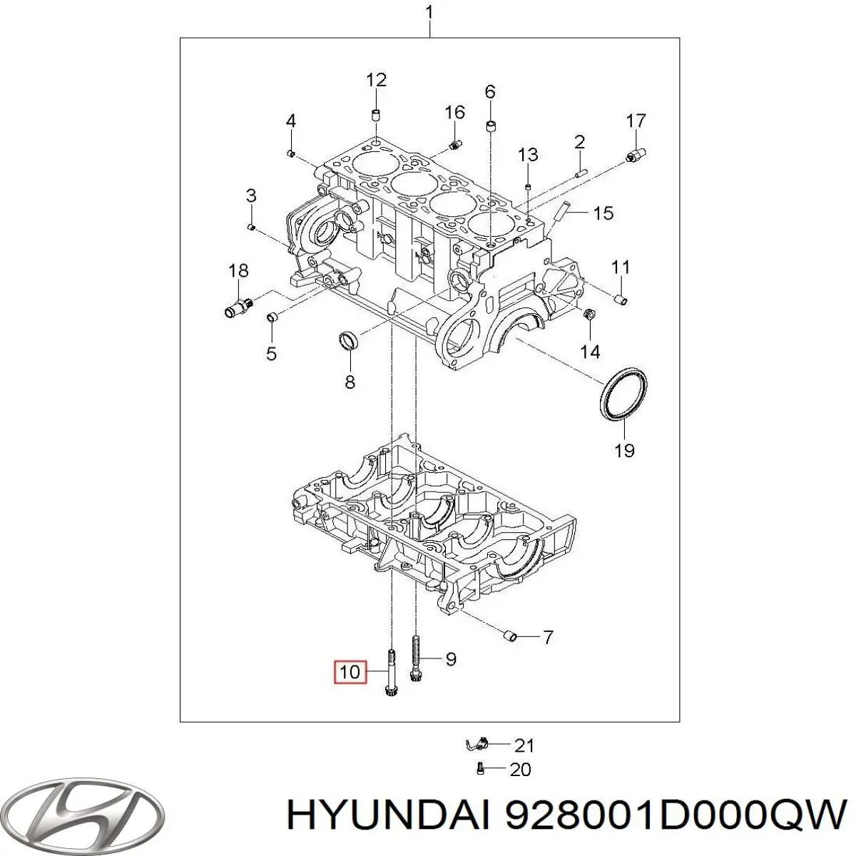  Hyundai/Kia 928001D000QW цена, от 113.14 USD
