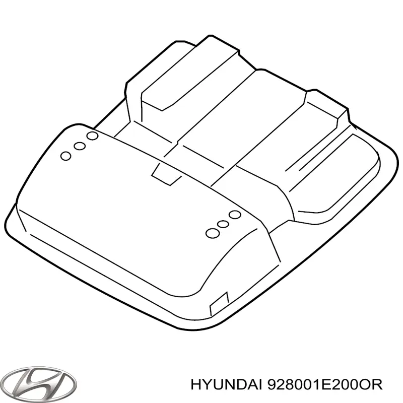Купить 928001E200OR Hyundai/Kia Плафон салона