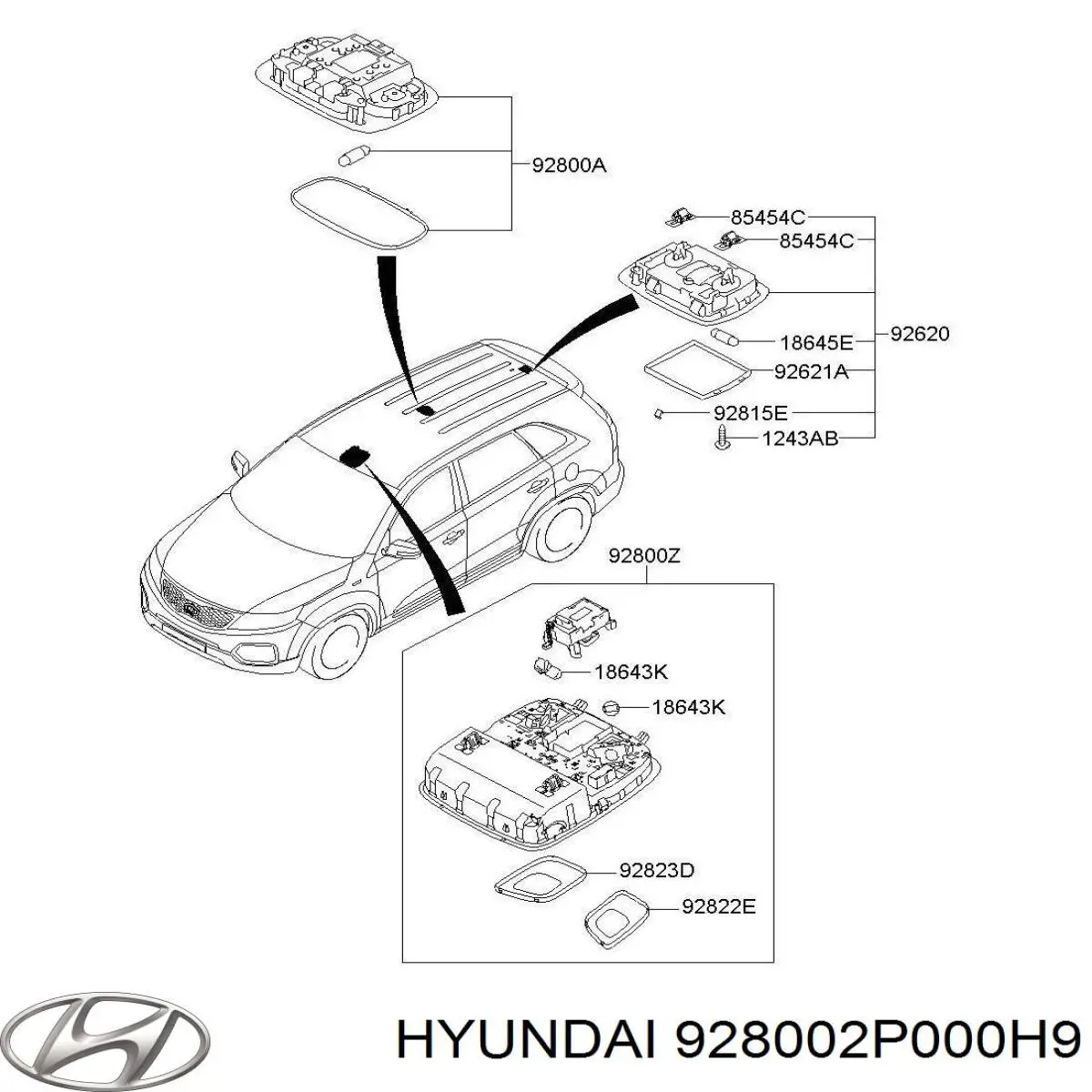  Hyundai/Kia 928002P000H9 цена, от 25.56 USD