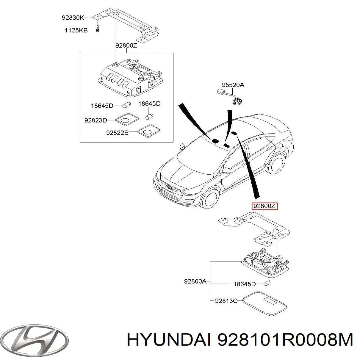 928101R0008M Hyundai/Kia 