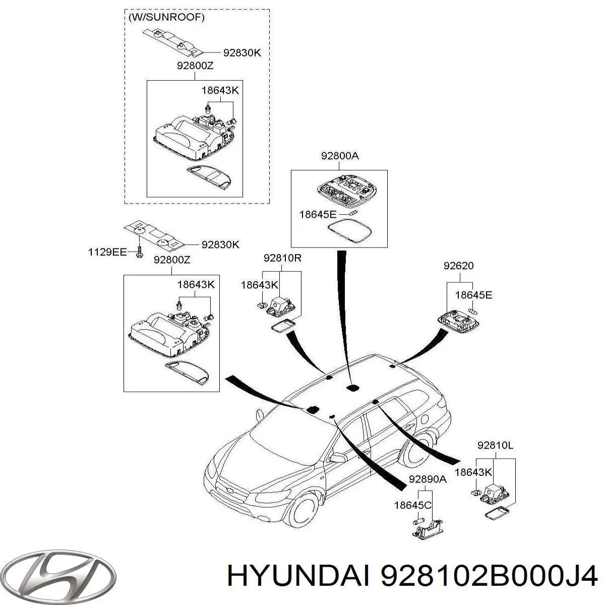  Hyundai/Kia 928102B000J4 цена, от 4.82 USD