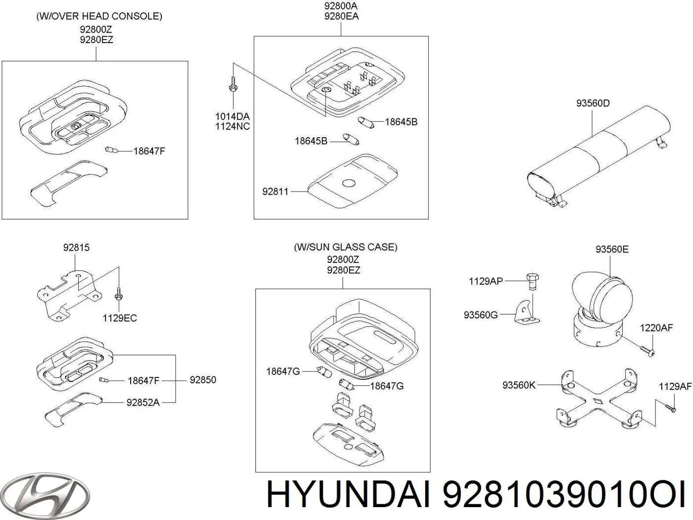  Плафон салона Hyundai Terracan 