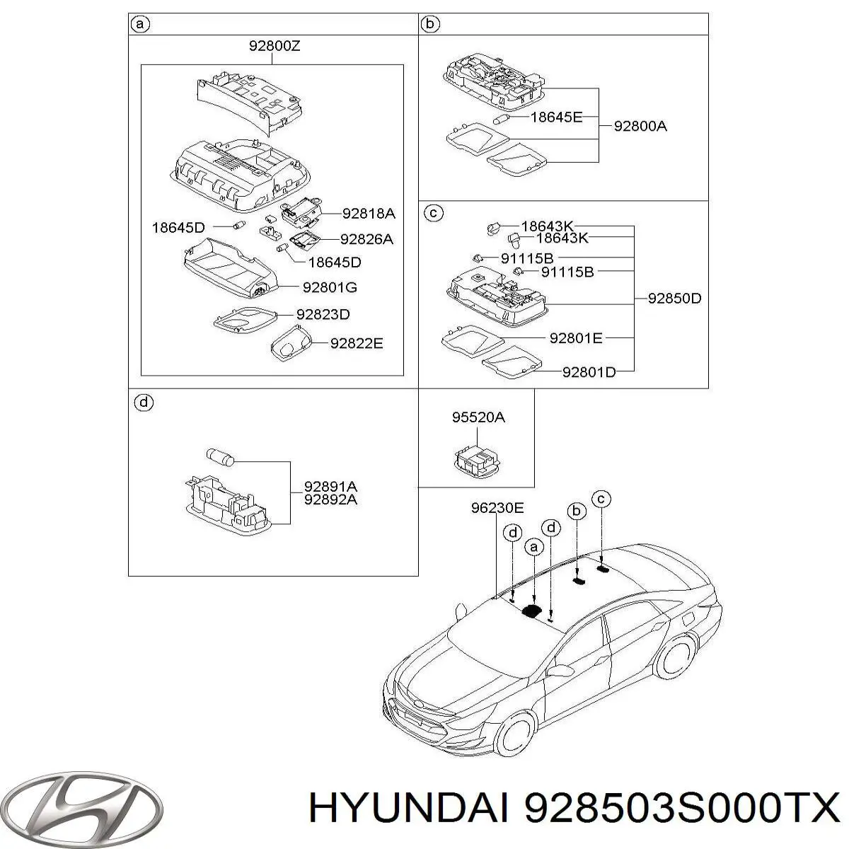  Hyundai/Kia 928503S000TX цена, от 2.53 USD