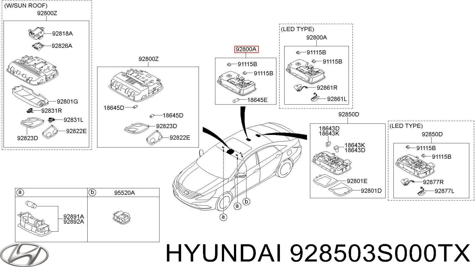928503S000TX Hyundai/Kia 