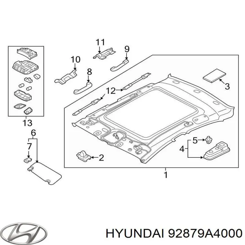  92879A4000 Hyundai/Kia