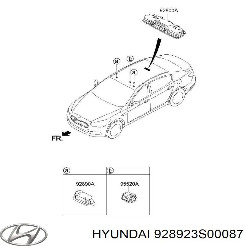 928923S00087 Hyundai/Kia 