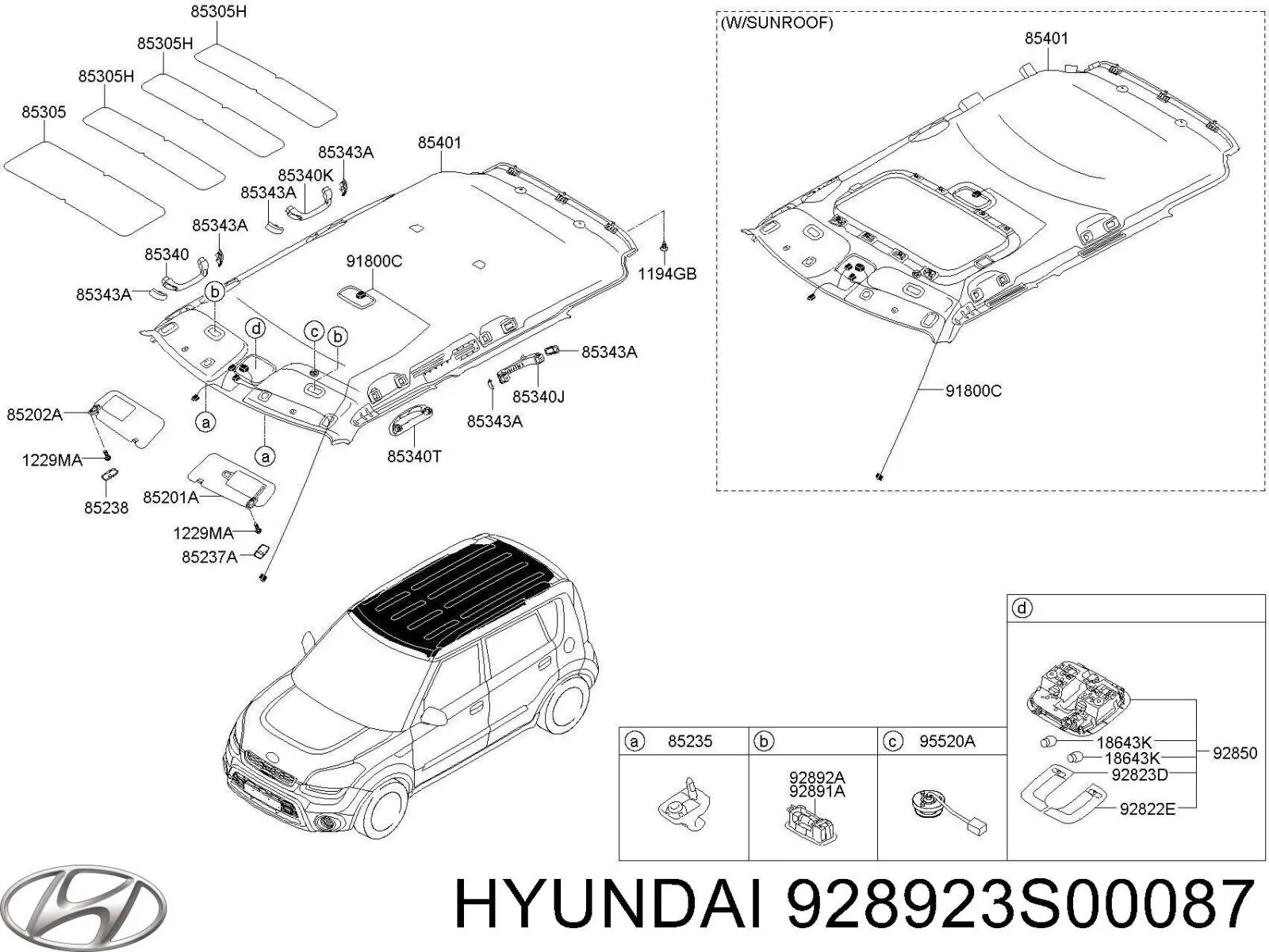  Hyundai/Kia 928923S00087 цена, от 3.83 USD