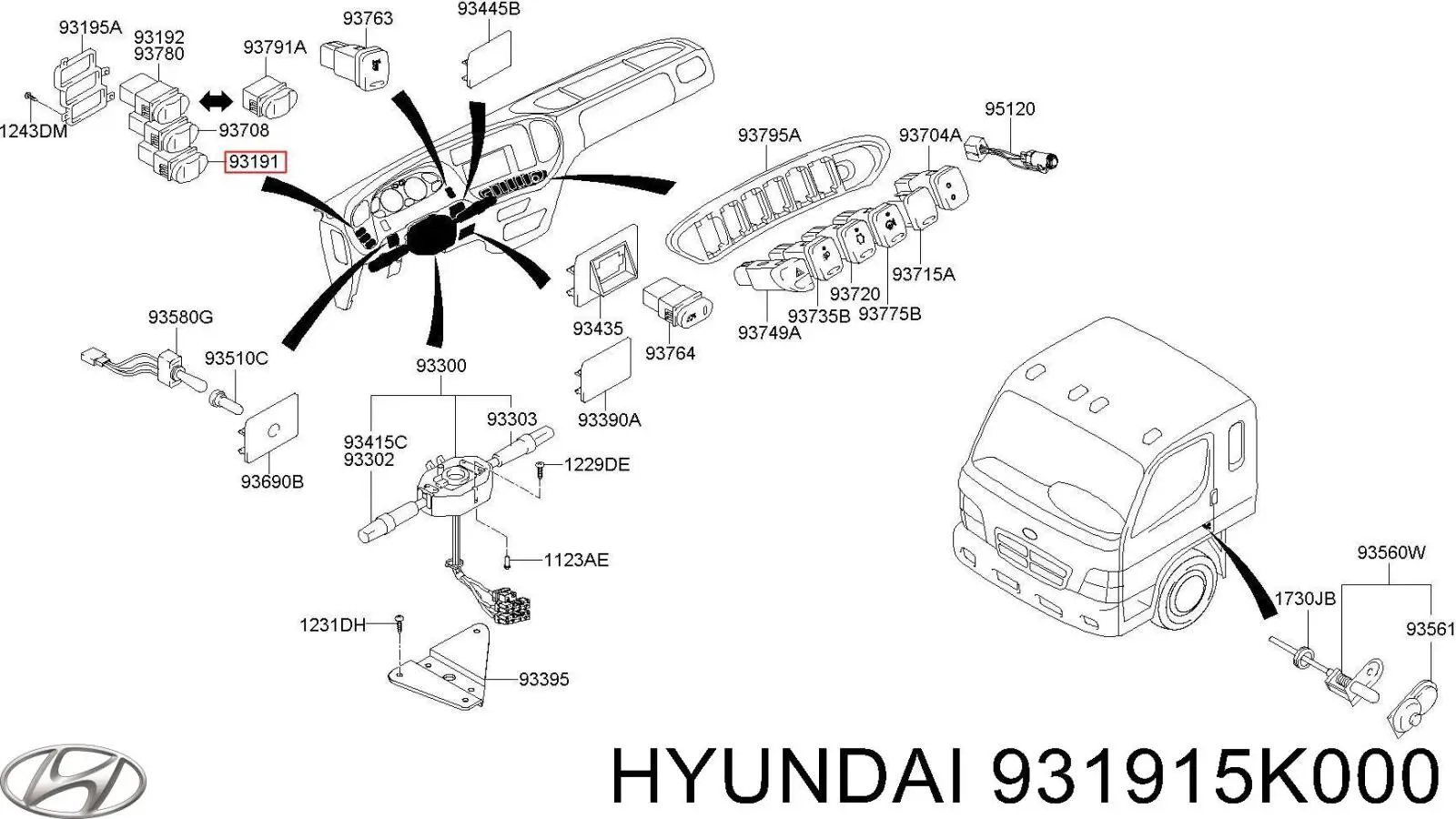 931915K000 Hyundai/Kia 