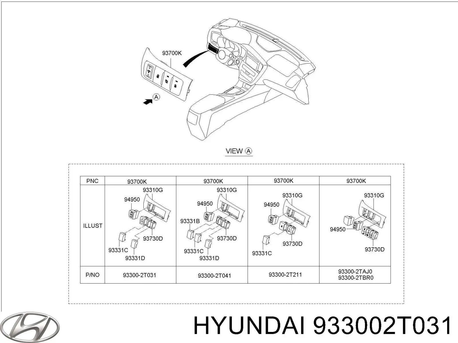  933002T031 Hyundai/Kia