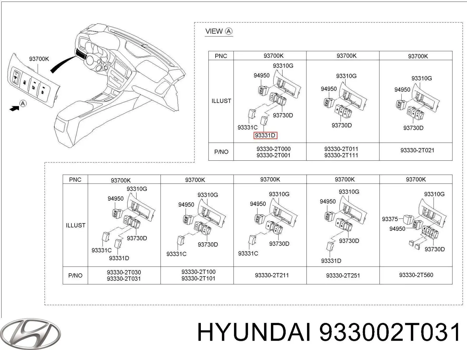 933002T031 Hyundai/Kia 