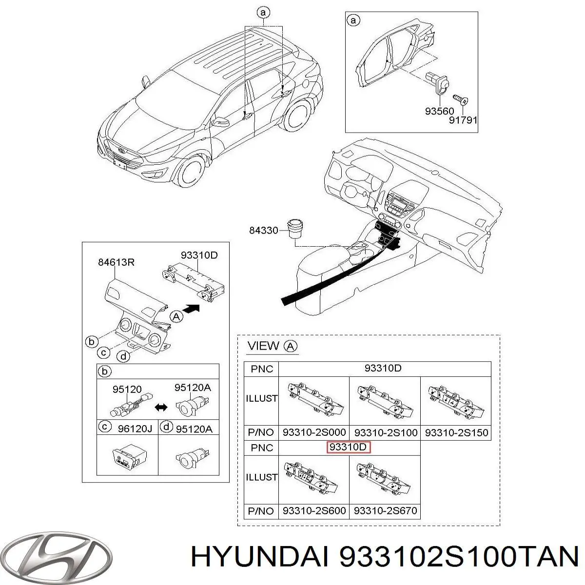 933102S100TAN Hyundai/Kia 