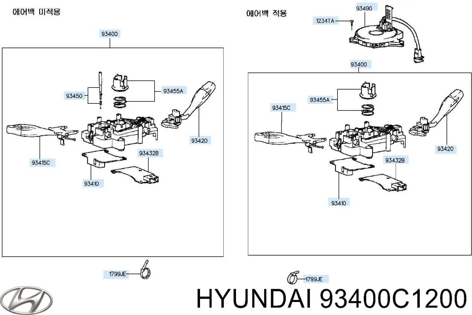  93400C1200 Hyundai/Kia