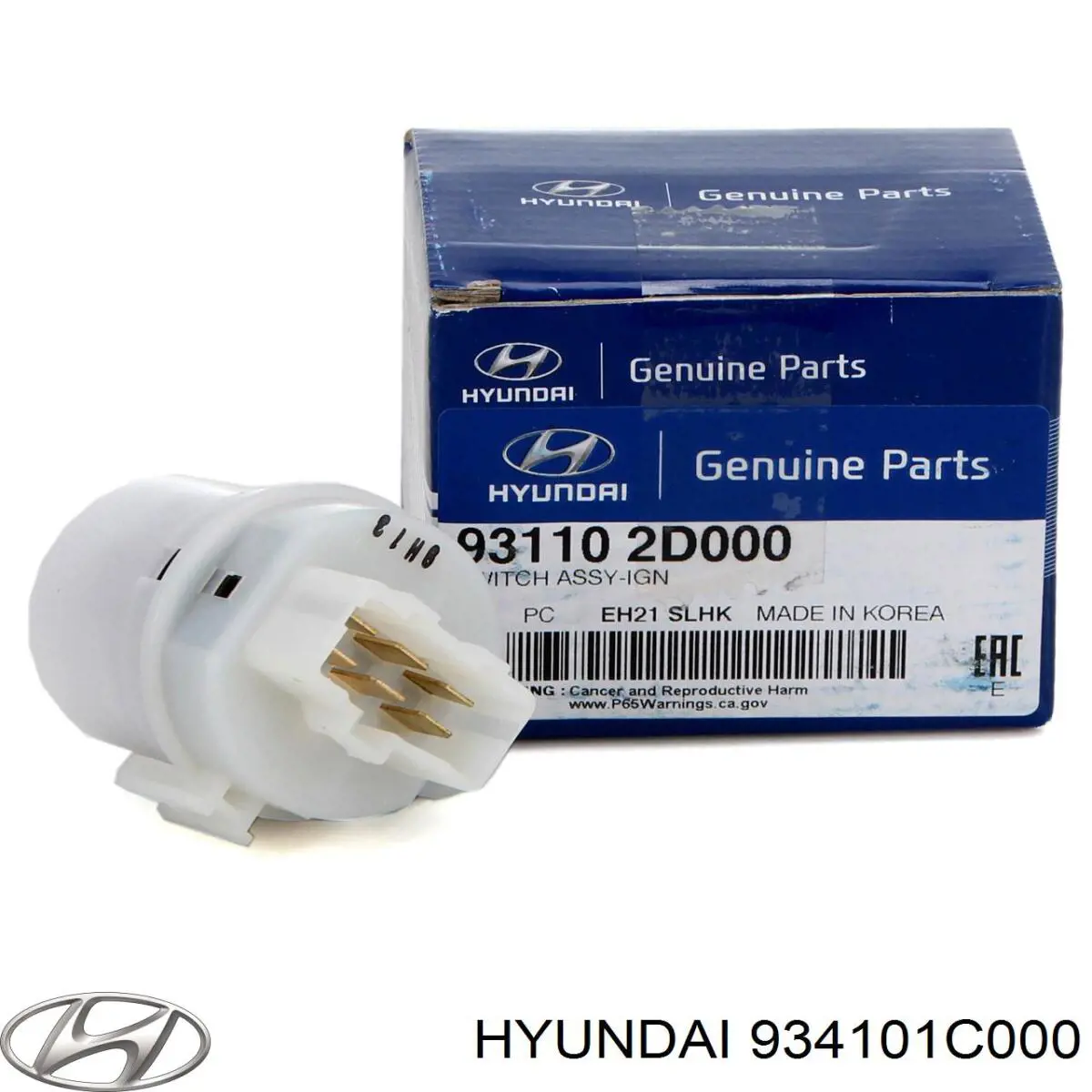 Левый подрулевой переключатель 934101C000 Hyundai/Kia