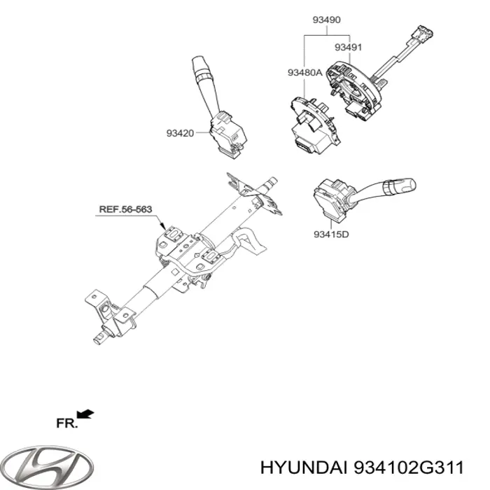 934102G311 Hyundai/Kia