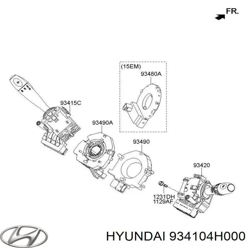  934104H000 Hyundai/Kia