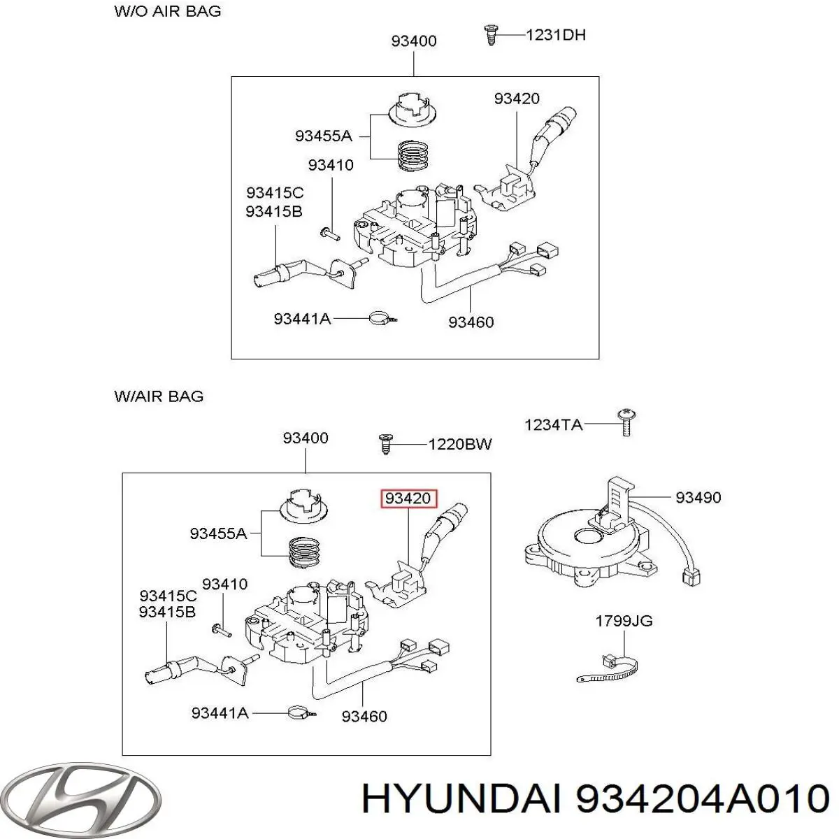 934204A010 Hyundai/Kia 