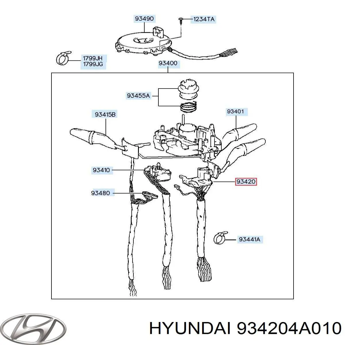 Купить 934204A010 Hyundai/Kia 