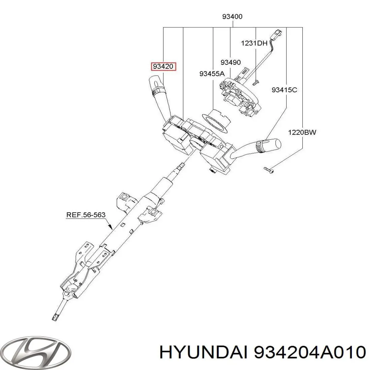  Hyundai/Kia 934204A010 цена, от 35.87 USD