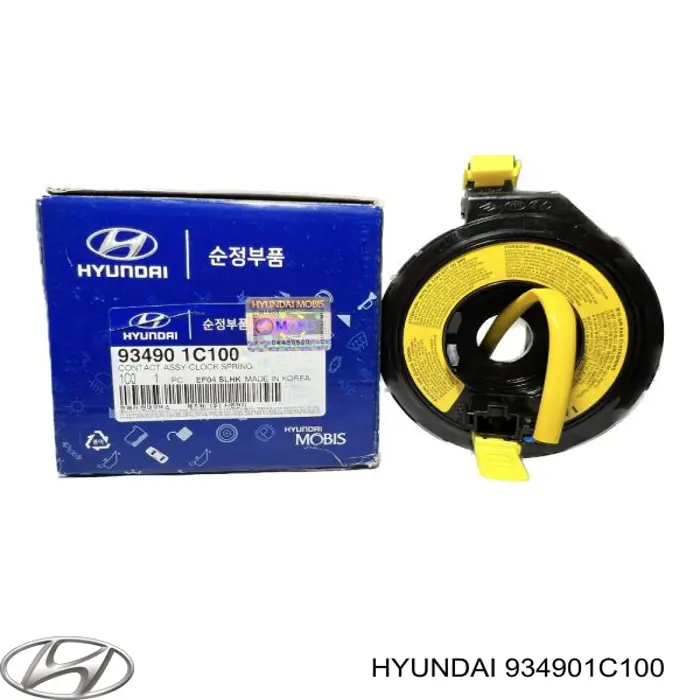 Кольцо AIRBAG контактное, шлейф руля на Hyundai Getz 