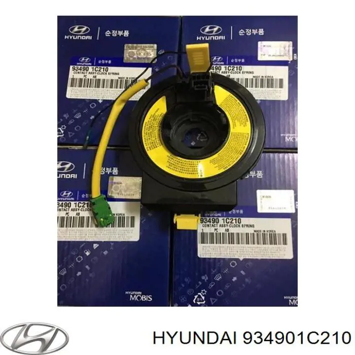 934901C210 Hyundai/Kia anel airbag de contato, cabo plano do volante