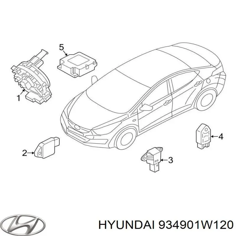  934901W120 Hyundai/Kia