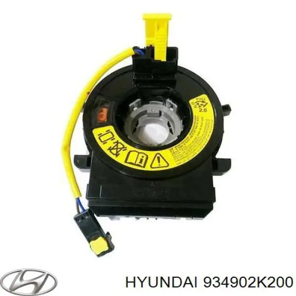 934902K200 Hyundai/Kia anel airbag de contato, cabo plano do volante