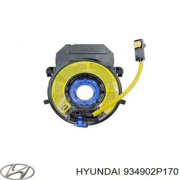 934902P170 Hyundai/Kia anel airbag de contato, cabo plano do volante