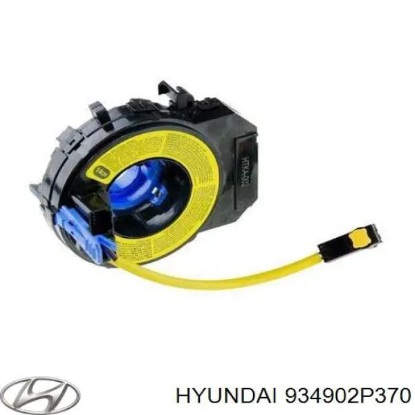 934902P370 Hyundai/Kia anel airbag de contato, cabo plano do volante