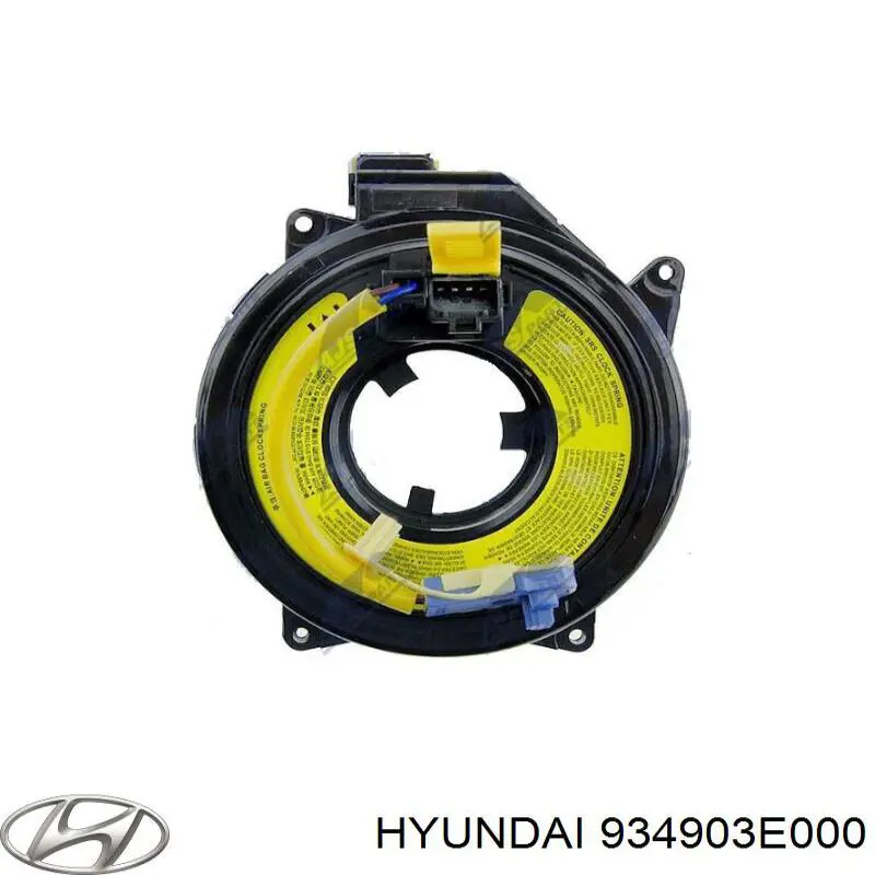 934903E000 Hyundai/Kia anel airbag de contato, cabo plano do volante