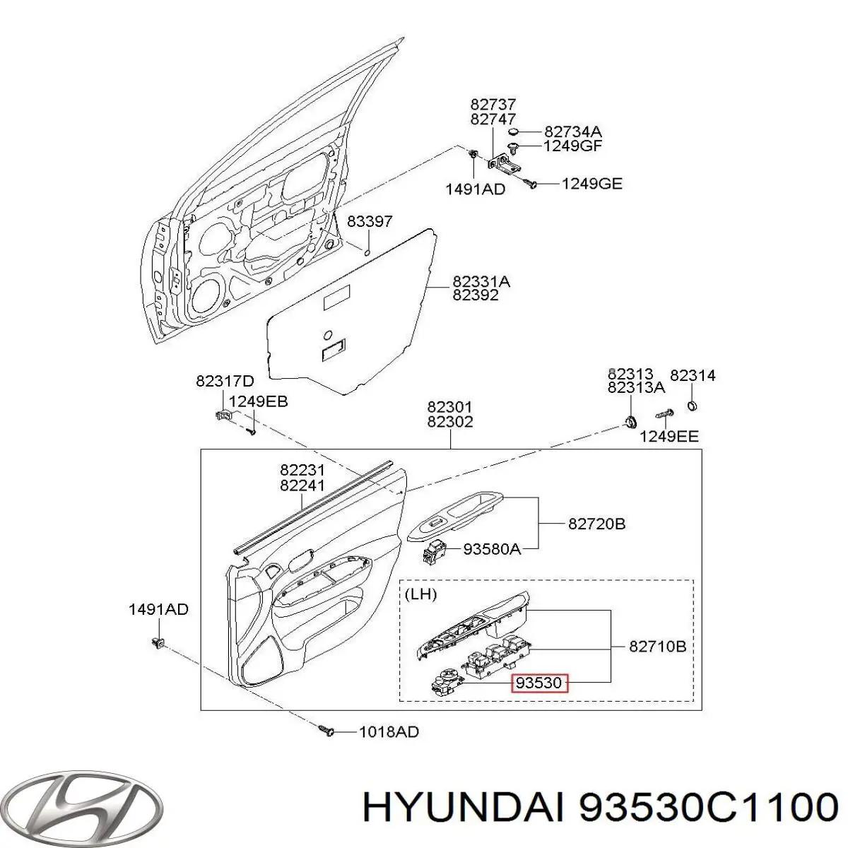 93530C1100 Hyundai/Kia 